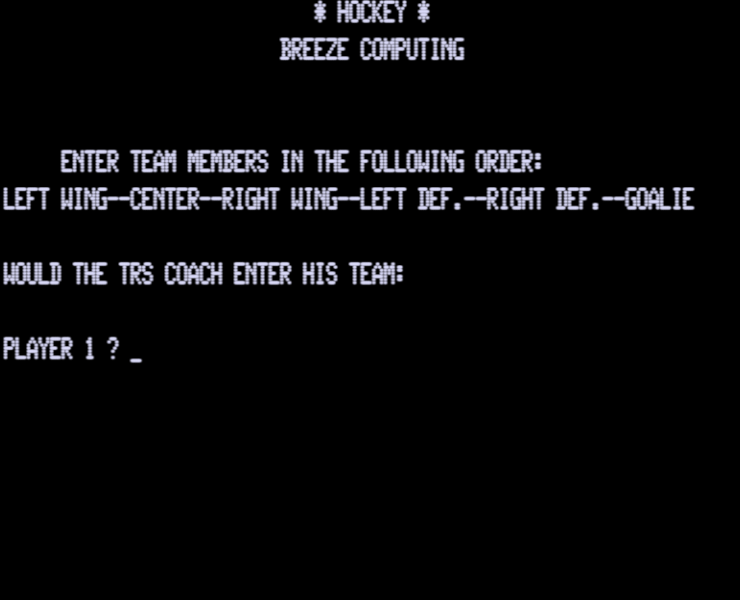 Screen shot